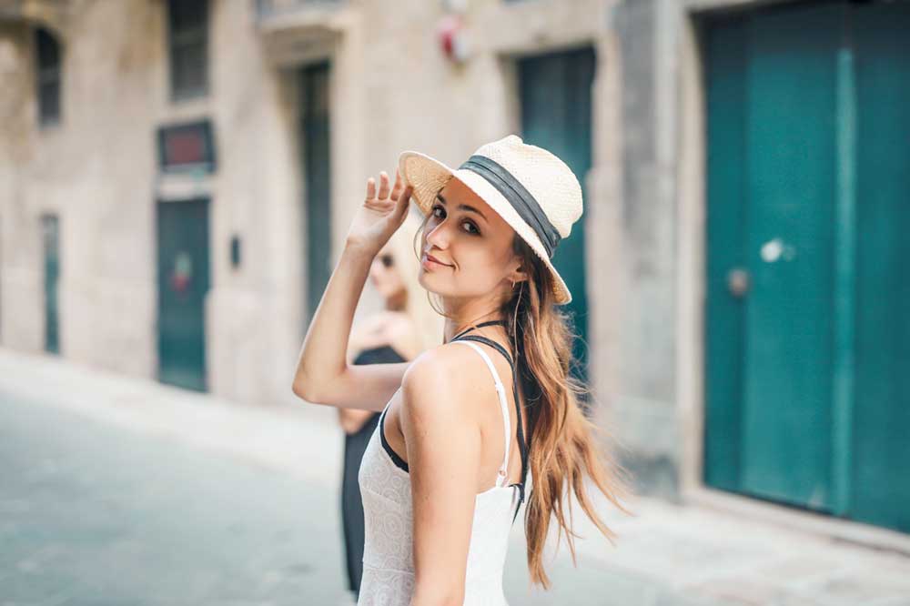 Happy Girl at Outside